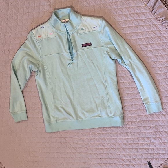 Vineyard Vines Sweaters - || Vineyard Vines || clearance!Teal Pullover • 3/4 zip • Size Small